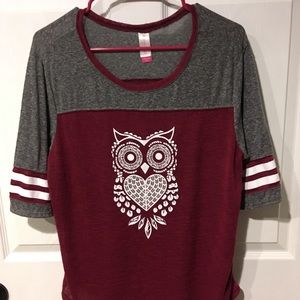 Owl Printed T-Shirt.